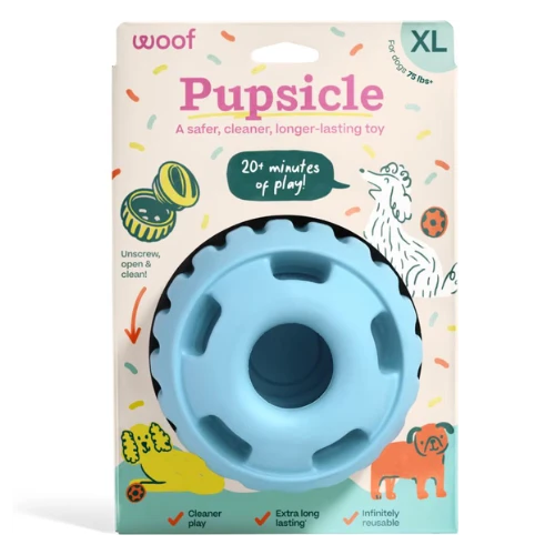 Woof Pet Pupsicle Birthday Buddy Blue Dog Toy 5 Woof Pet Pupsicle Birthday Buddy Blue Dog Toy - Image 3