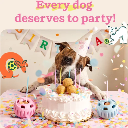 Woof Pet Pupsicle Birthday Buddy Blue Dog Toy 10 Woof Pet Pupsicle Birthday Buddy Blue Dog Toy - Image 8