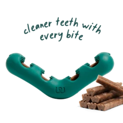 Woof Pet The Bite N' Brush Dog Toy