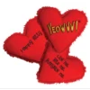 Yeowww! Hearrrt Attack Bunnykick Me Catnip Cat Toy -Mutts And Co-us Yeowww HearrrtAttackBunnykickMeCatnipCatToy