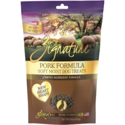 Zignature Pork Formula Soft & Chewy Dog Treats 4 Oz