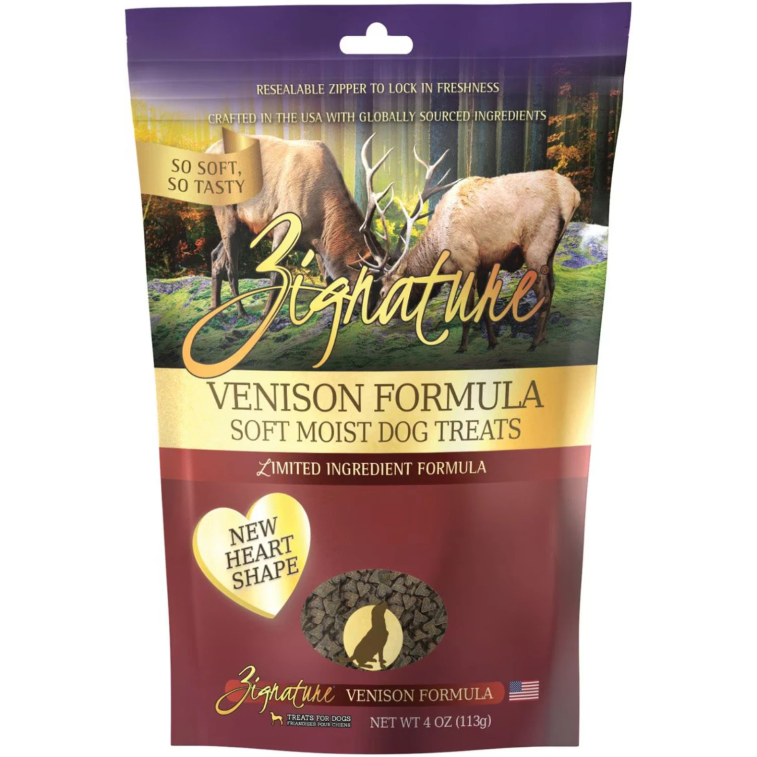 Zignature Venison Formula Soft & Chewy Dog Treats 4 Oz 3 Zignature Venison Formula Soft & Chewy Dog Treats 4 Oz