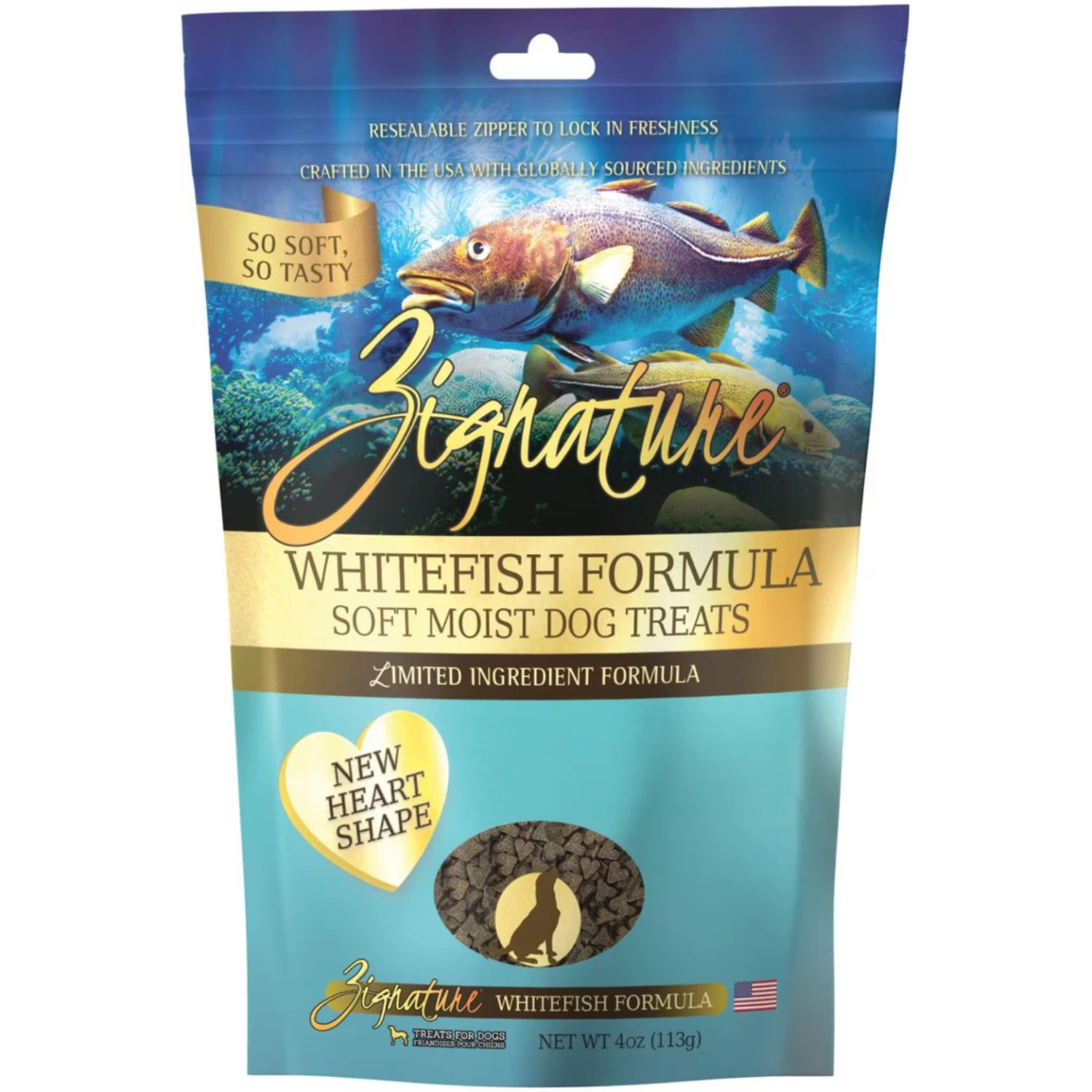 Zignature Whitefish Formula Soft & Chewy Dog Treats 4 Oz 3 Zignature Whitefish Formula Soft & Chewy Dog Treats 4 Oz