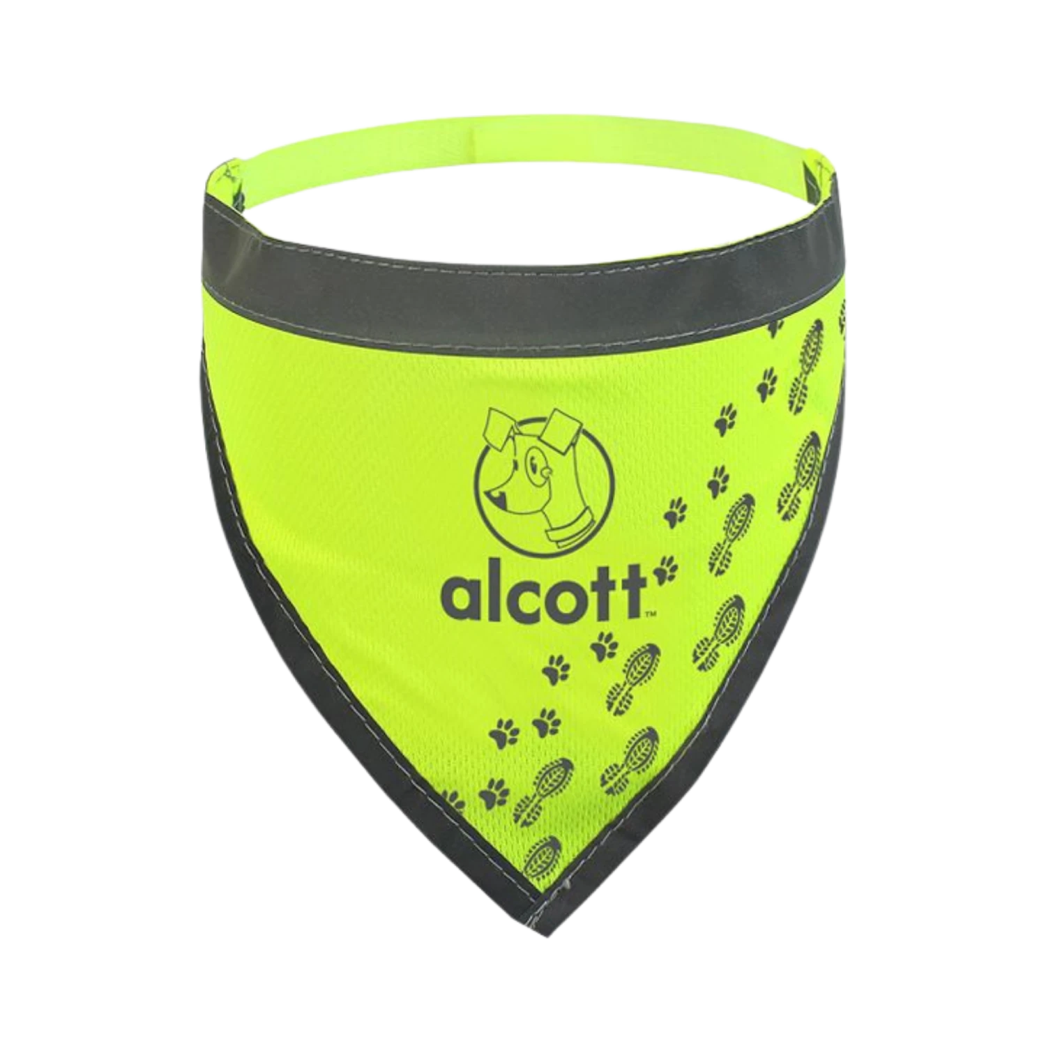 Alcott Visibility Dog Bandana Neon Yellow 3 Alcott Visibility Dog Bandana Neon Yellow