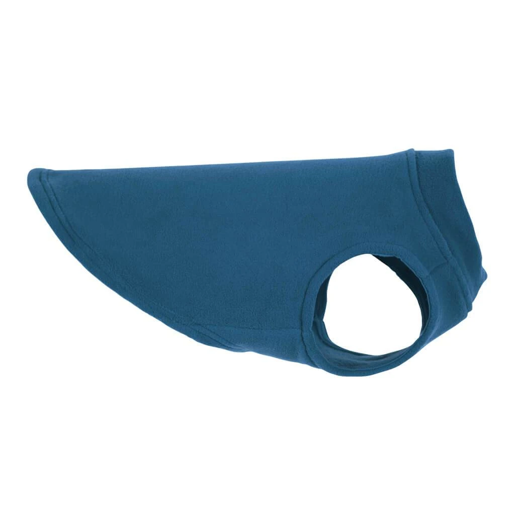 Gooby Stretch Fleece Dog Vest Steel Blue 4 Gooby Stretch Fleece Dog Vest Steel Blue - Image 2