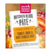 The Honest Kitchen Butcher Block Pate Turkey, Duck & Root Veggies Pate Wet Dog Food, 10.5-oz -Mutts And Co-us bbp
