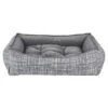 Bowsers Scoop Dog Bed Micro Jacquard Tribeca 1 Bowsers Scoop Dog Bed Micro Jacquard Tribeca -Mutts And Co-us bow july150976