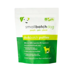 Small Batch Duck Frozen Raw Dog Food Patties, 18 Lbs