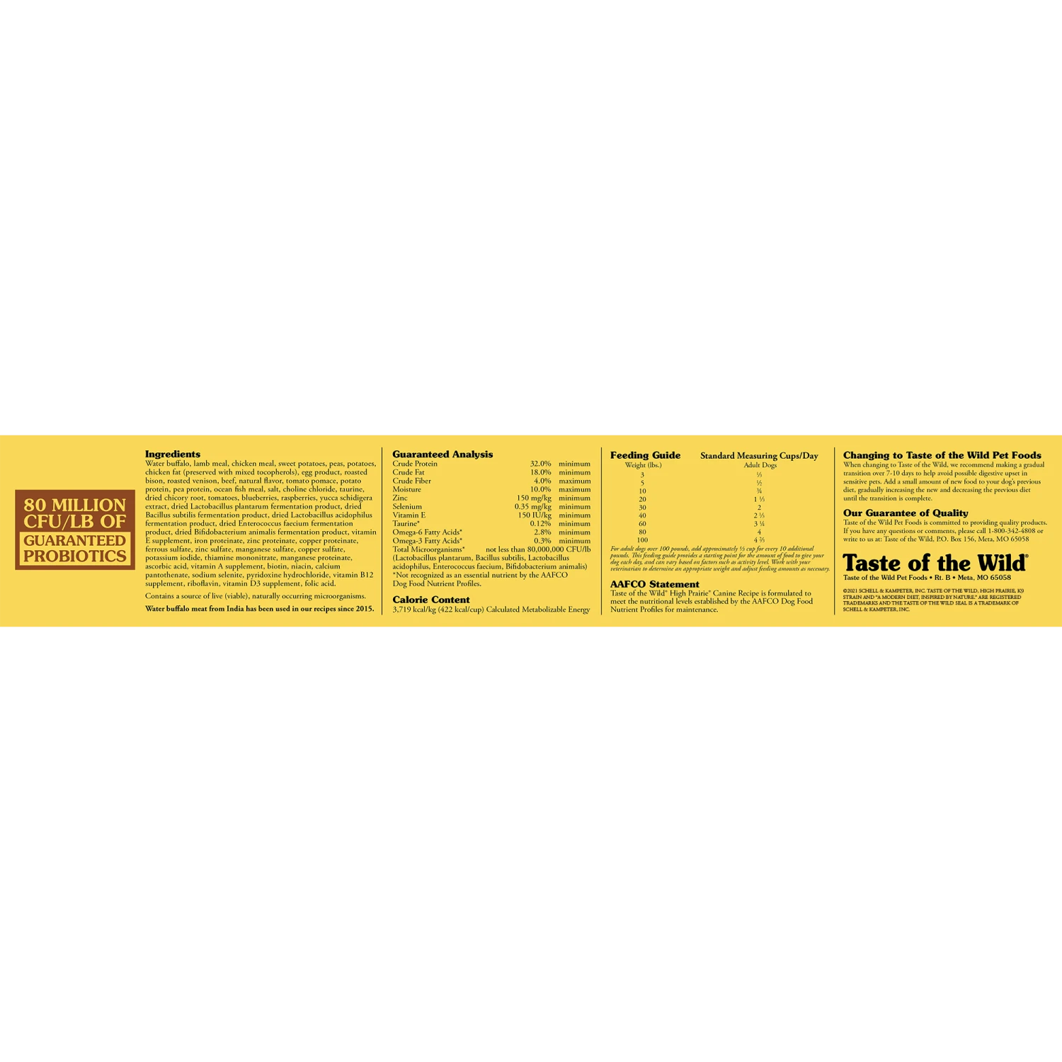 Taste Of The Wild High Prairie Grain-Free Dog Food 5 Taste Of The Wild High Prairie Grain-Free Dog Food - Image 3