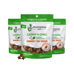 Shameless Pets Crunchy Catnip N Chill Cat Treats, 2.5oz 13 Shameless Pets Crunchy Catnip N Chill Cat Treats, 2.5oz -Mutts And Co-us catnipnchill