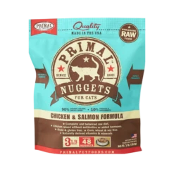 Primal Nuggets Chicken & Salmon Formula Raw Cat Food 3 Lbs