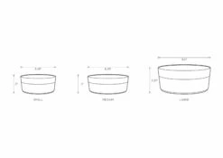 Park Life Designs Classic Dog Bowl Grey 9 Park Life Designs Classic Dog Bowl Grey -Mutts And Co-us dog2