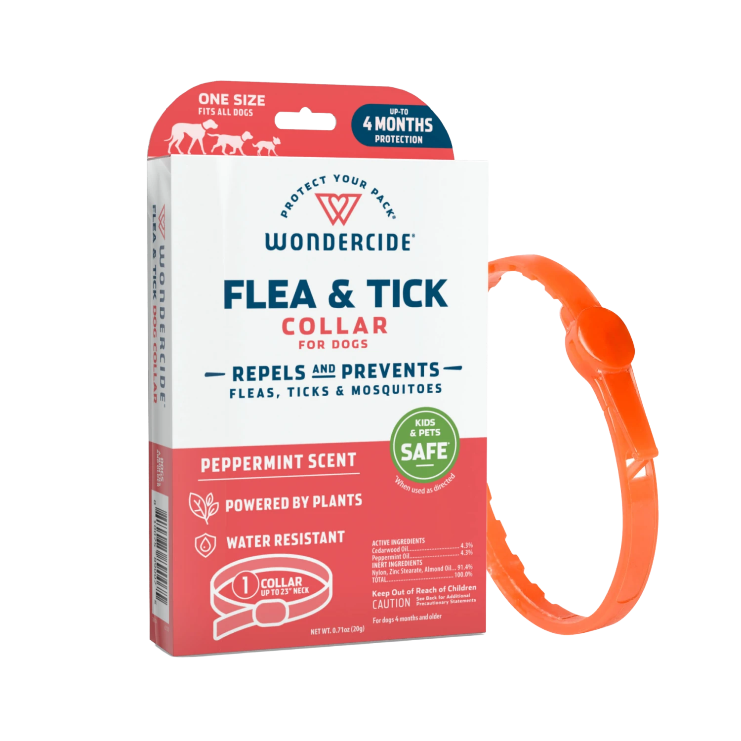 Wondercide Peppermint Flea & Tick Collar For Large Dogs 3 Wondercide Peppermint Flea & Tick Collar For Large Dogs