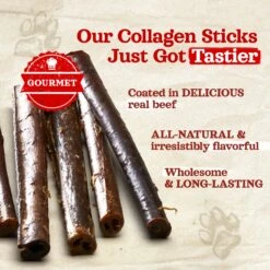 Natural Farm Bully Wrapped Collagen Stick 6" 14 Natural Farm Bully Wrapped Collagen Stick 6" -Mutts And Co-us gourmet collagen tastier 01afaa12 ae16 4d36 9390 6b65a21e7453