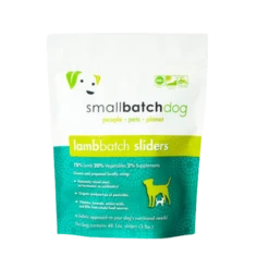 Small Batch Lamb Frozen Raw Dog Food Sliders, 3 Lbs