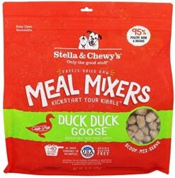 Stella & Chewy's Meal Mixers Duck Duck Goose Freeze-Dried Dog Food Topper