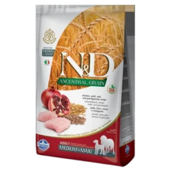 Farmina N&D Ancestral Grain Chicken & Pomegranate Medium & Maxi Adult Dog Food