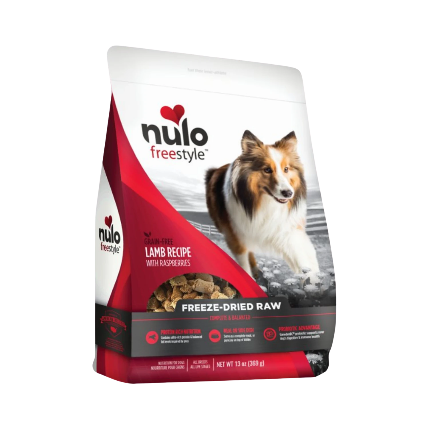 Nulo Freestyle Grain-Free Lamb With Raspberries Recipe Freeze-Dried Dog Food 3 Nulo Freestyle Grain-Free Lamb With Raspberries Recipe Freeze-Dried Dog Food