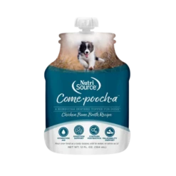 NutriSource Come-Pooch-A Dog Chicken Broth 12 Oz