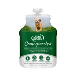 NutriSource Come-Pooch-A Dog Turkey Broth 12 Oz