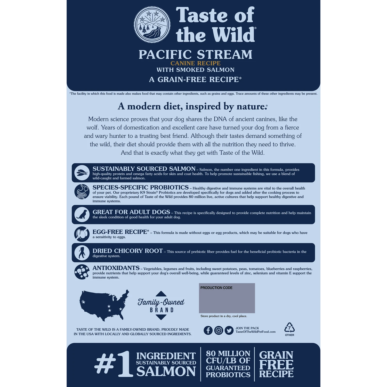 Taste Of The Wild Pacific Stream Grain-Free Dog Food 4 Taste Of The Wild Pacific Stream Grain-Free Dog Food - Image 2