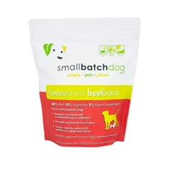 Small Batch Freeze Dried Beef Sliders Dog Food