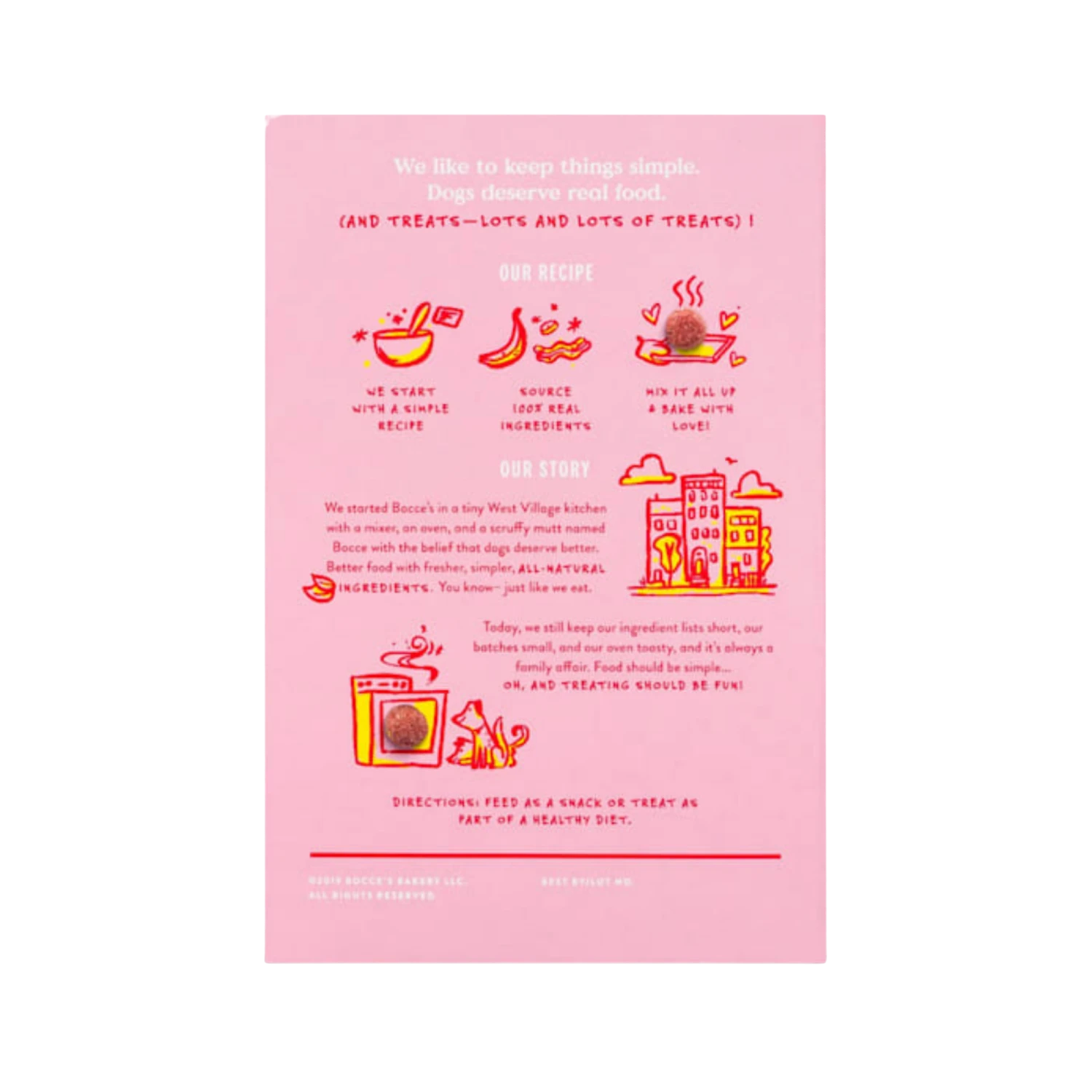 Bocce's Bakery Crispies Banana + Bacon Dog Treats 10 Oz 4 Bocce's Bakery Crispies Banana + Bacon Dog Treats 10 Oz - Image 2