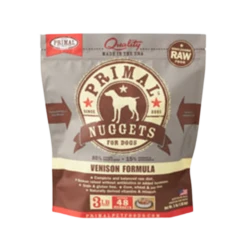 Primal Nuggets Venison Formula Frozen Raw Dog Food
