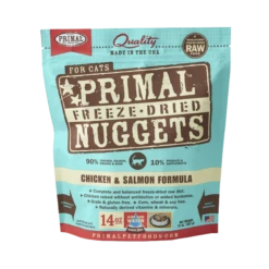 Primal Nuggets Chicken & Salmon Formula Freeze-Dried Cat Food