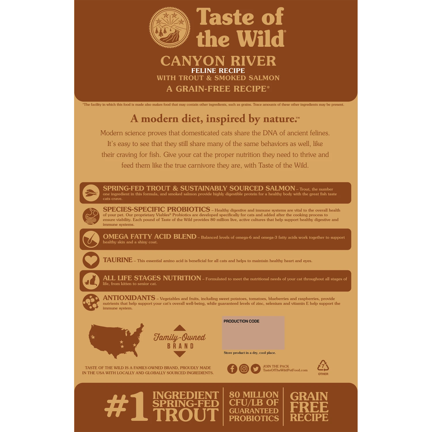 Taste Of The Wild Canyon River Grain-Free Cat Food 4 Taste Of The Wild Canyon River Grain-Free Cat Food - Image 2