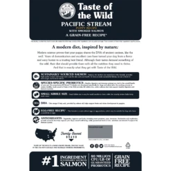 Taste Of The Wild Pacific Stream Puppy Formula Grain-Free Dog Food -Mutts And Co-us salmon1