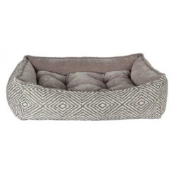 Bowsers Scoop Dog Bed Micro Jacquard Diamondback