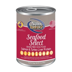 NutriSource Grain-Free Seafood Select Formula Canned Dog Food