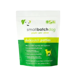 Small Batch Duck Frozen Raw Dog Food Patties, 6 Lbs