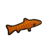 VIP Tuffy's Ocean Creatures Trout Dog Toy Orange 2 VIP Tuffy's Ocean Creatures Trout Dog Toy Orange -Mutts And Co-us trout