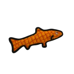 VIP Tuffy's Ocean Creatures Trout Dog Toy Orange