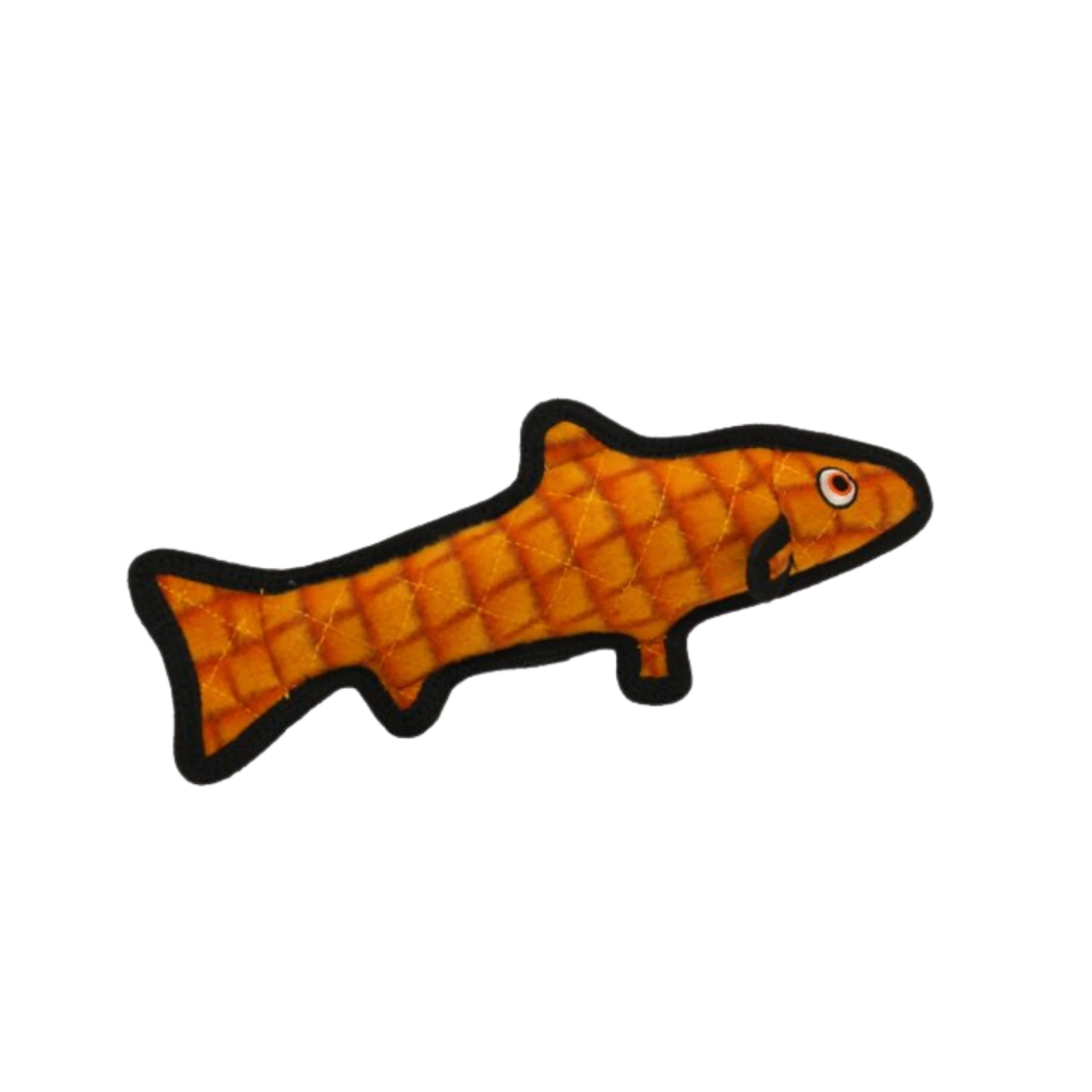 VIP Tuffy's Ocean Creatures Trout Dog Toy Orange 3 VIP Tuffy's Ocean Creatures Trout Dog Toy Orange