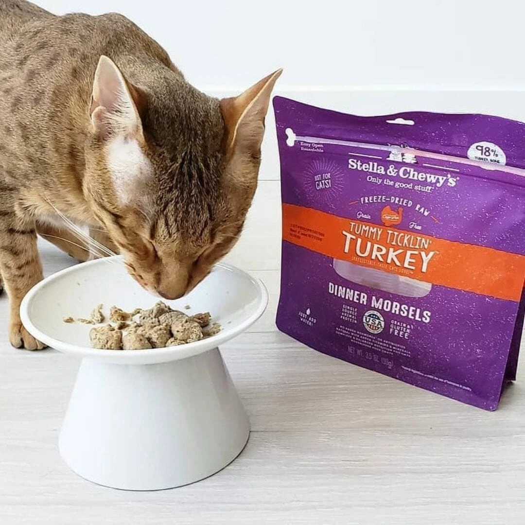 Stella & Chewy's Tummy Ticklin' Turkey Dinner Freeze-Dried Cat Food 5 Stella & Chewy's Tummy Ticklin' Turkey Dinner Freeze-Dried Cat Food - Image 3